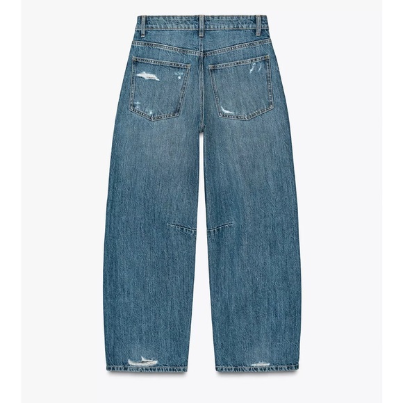 Zara Women's Relaxed Balloon Jeans - Picture 3 of 7